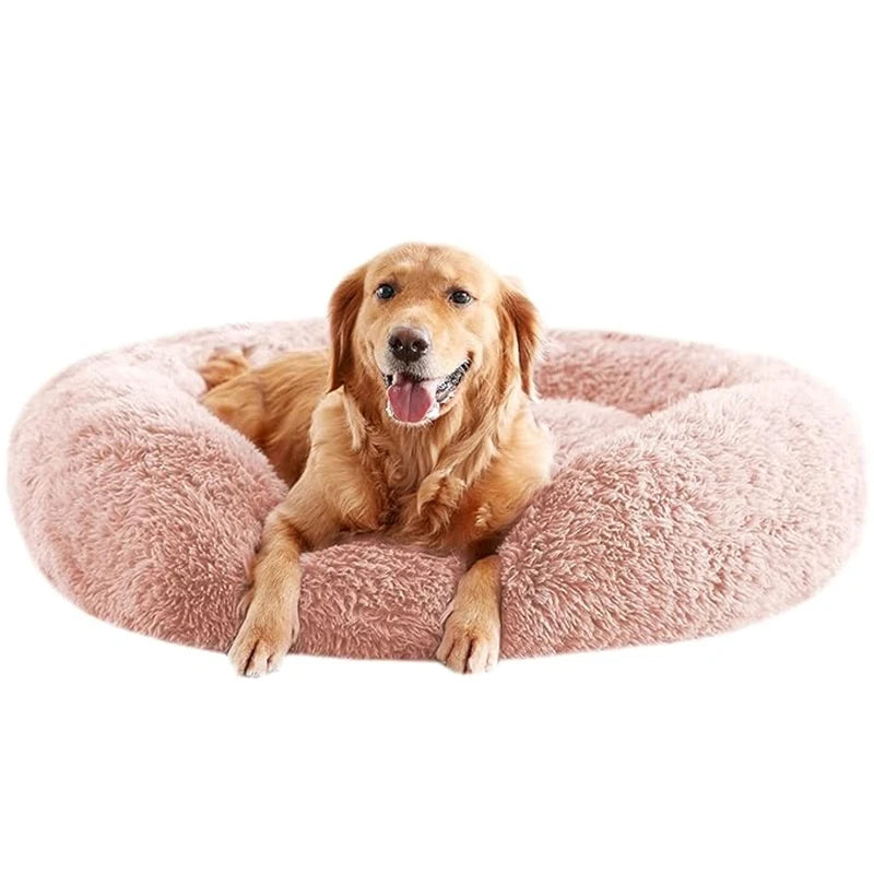 Dog Beds for Large Dogs, Calming Donut Dog Bed