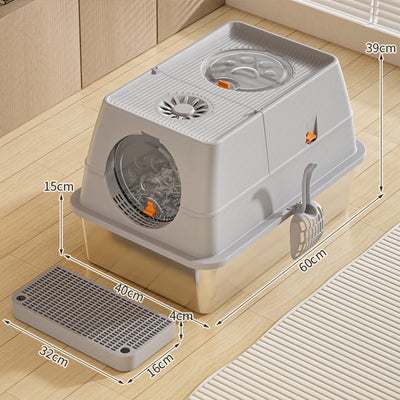 Stainless Steel Cat Litter Box