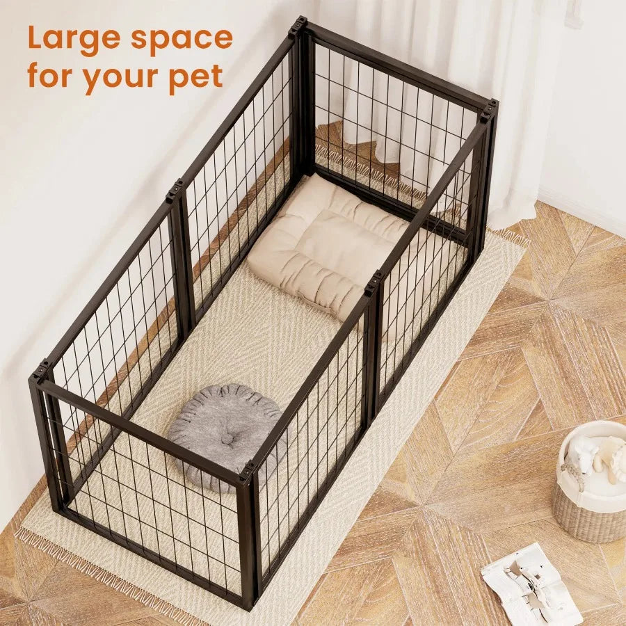 Dog Crate 47.2 Dog Kennel for Small Medium Dogs, Puppy Dog Playpen