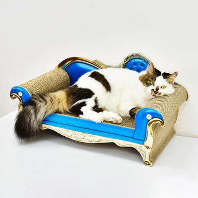 Cat Scratcher Cardboard Couch Bed