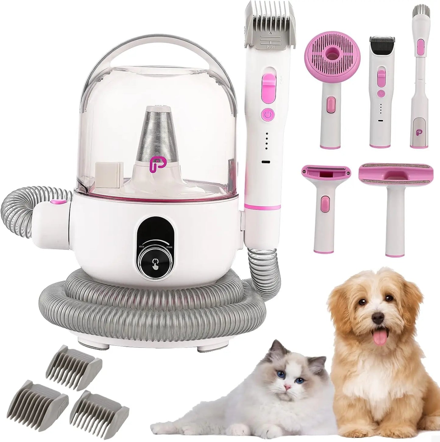 5 in 1 Pet Vacuum Grooming Kit