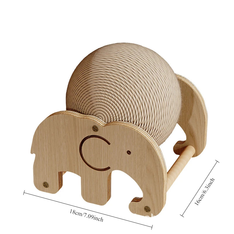 Cat scratch ball board pet toy Wear