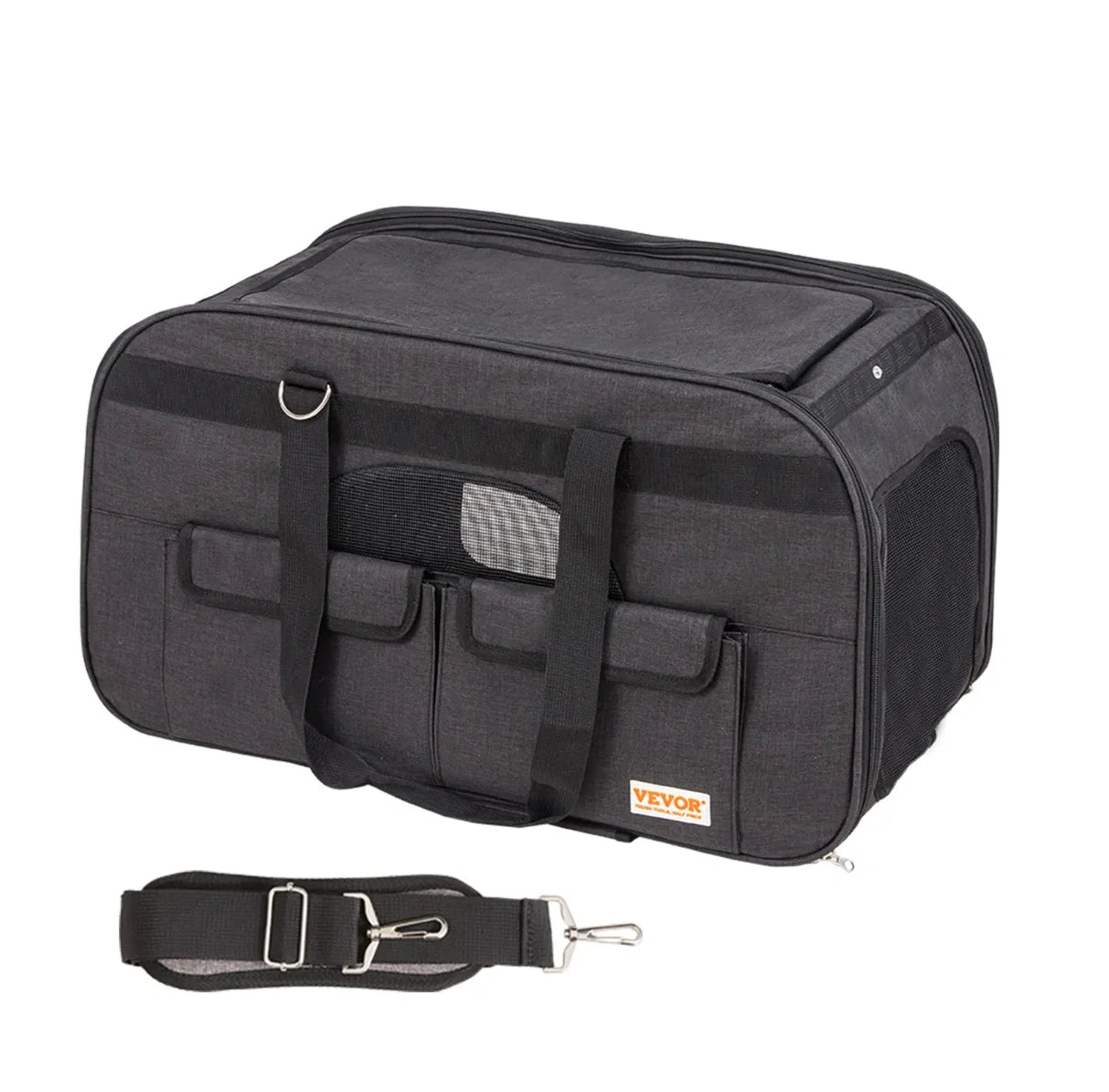 VEVOR Cat Carrier with Wheels Rolling