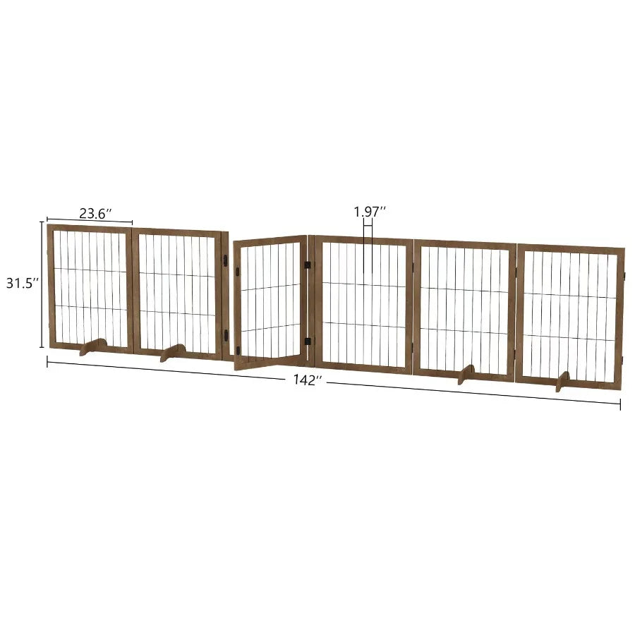 Dog Gate With Door Walk