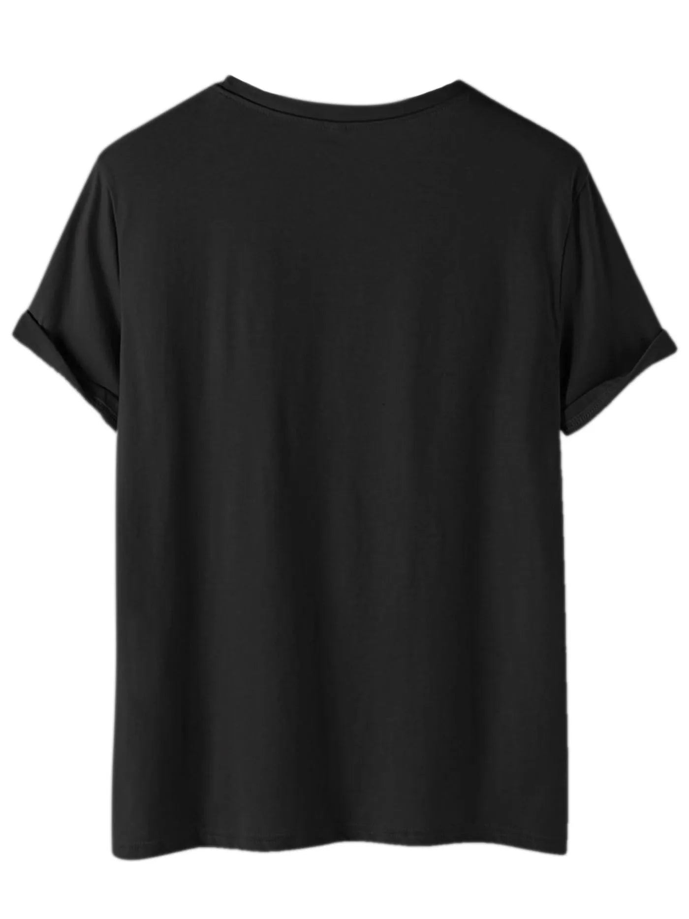 Fashion Forward Mens Black Cat Print T-Shirte