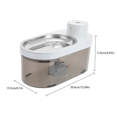 White Pet Water Dispenser