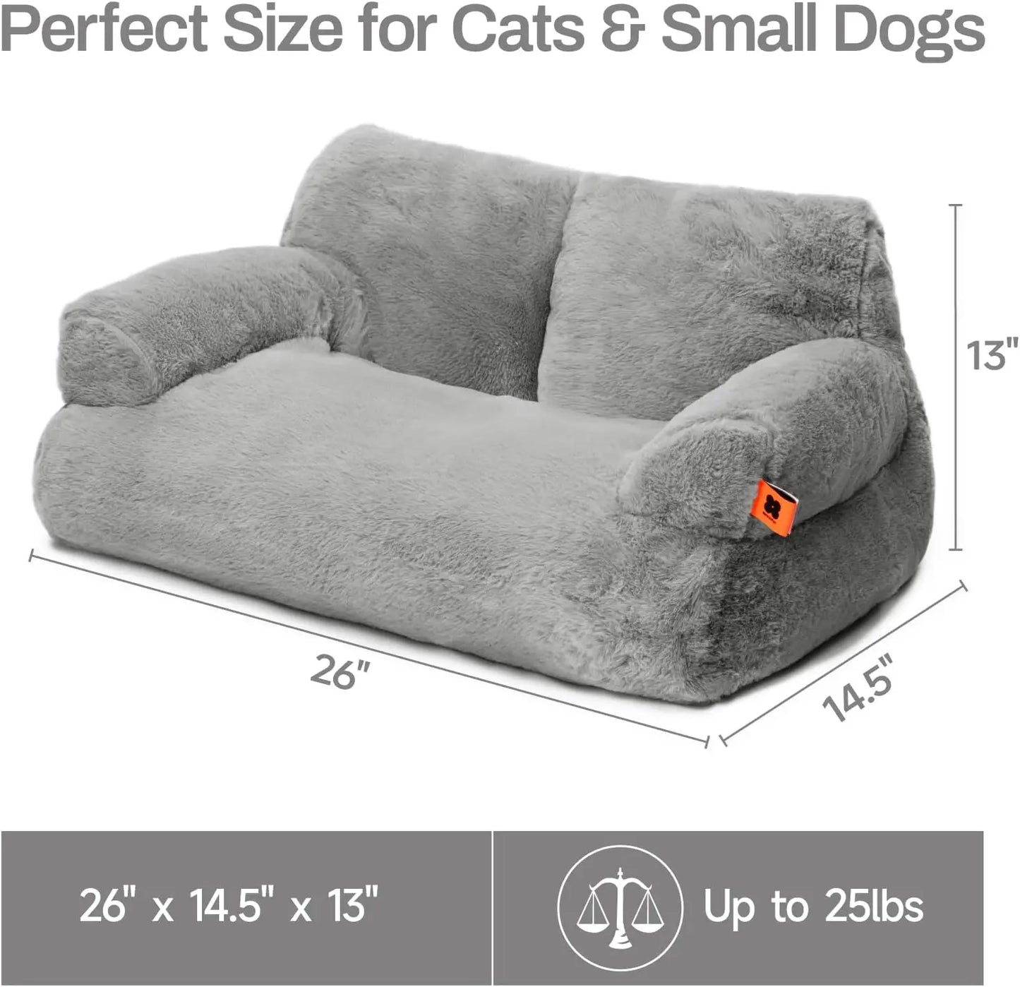 Mewoofun Pet Couch Bed