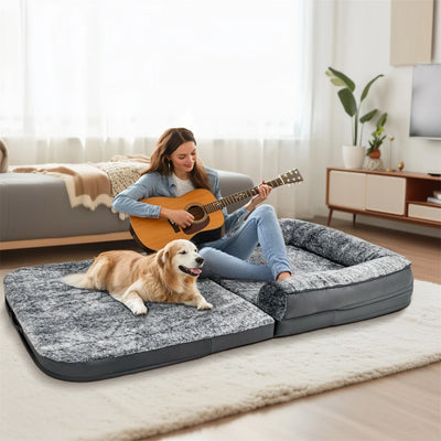 Long Human-Size Giant Dog Bed