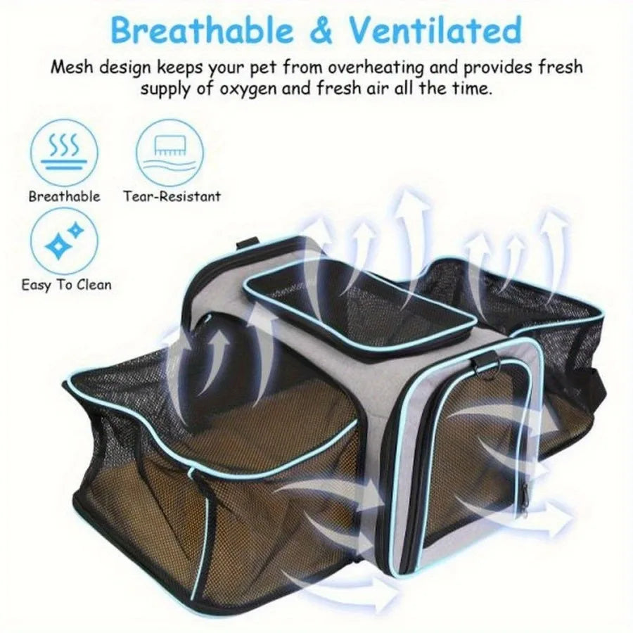 Expandable Foldable Pet Bag