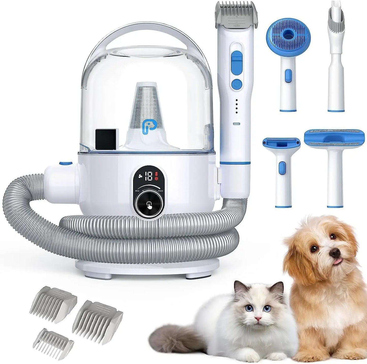5 in 1 Pet Vacuum Grooming Kit
