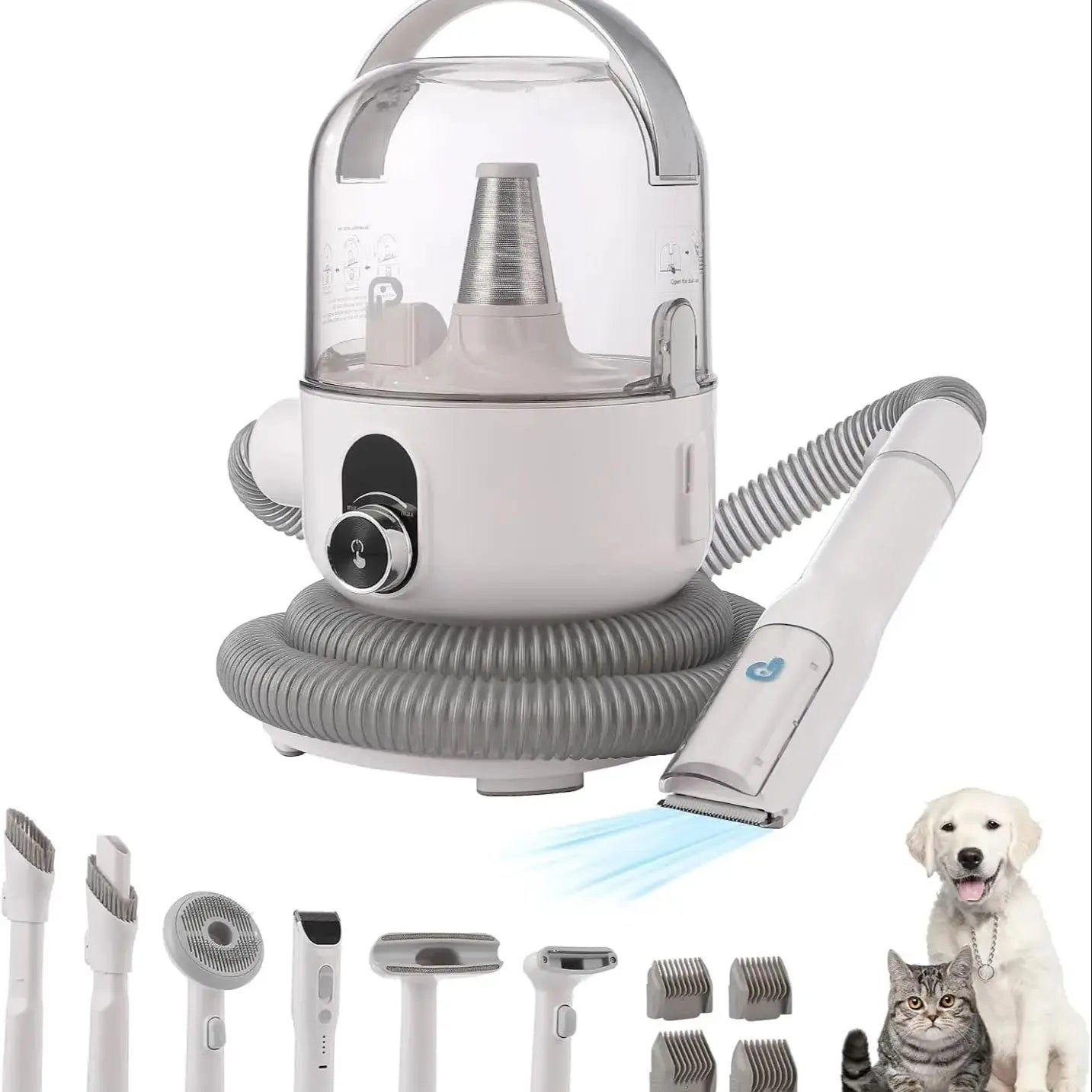 5 in 1 Pet Vacuum Grooming Kit