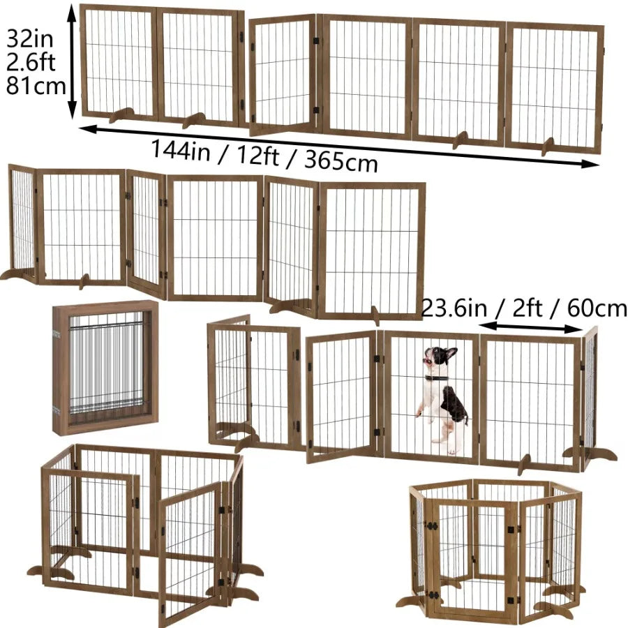 Dog Gate With Door Walk