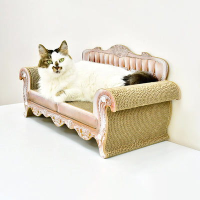 Cat Scratcher Cardboard Couch Bed