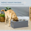PawHut Elevated Dog Bowls