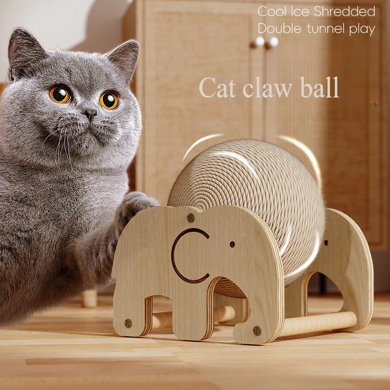 Cat scratch ball board pet toy Wear