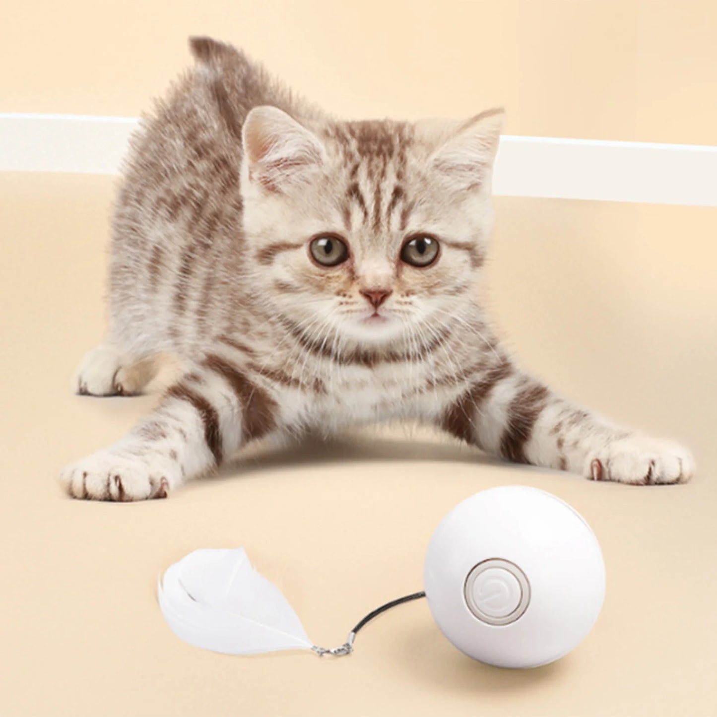 Automatic LED Intelligent Cat Ball