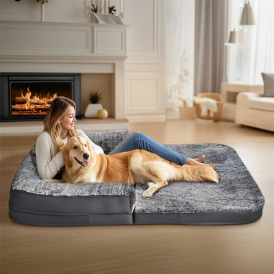 Long Human-Size Giant Dog Bed