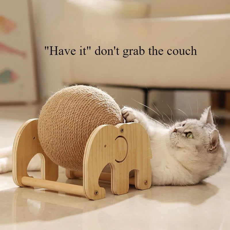 Cat scratch ball board pet toy Wear