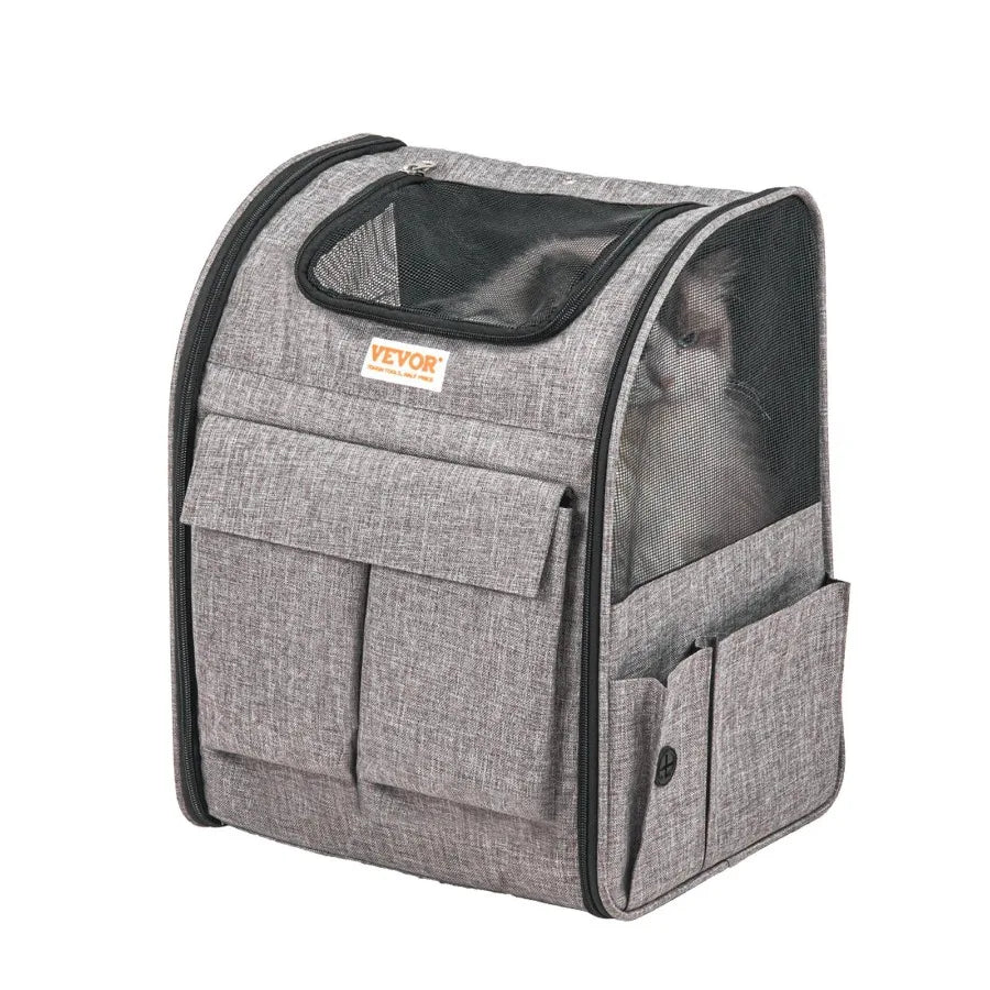 Rolling Pet Carrier Backpack with Removable Wheels