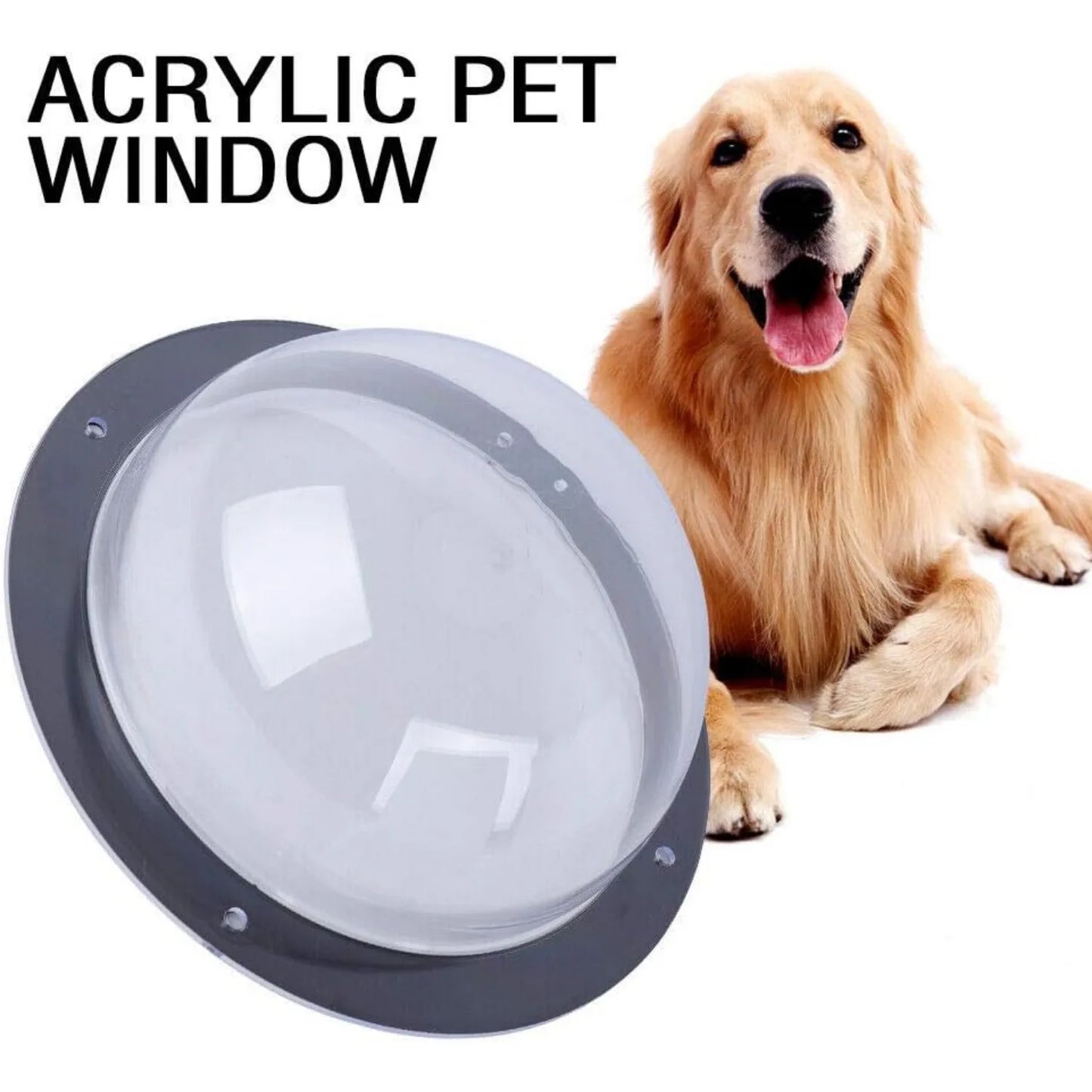 Clear Acrylic Pet Fence Window
